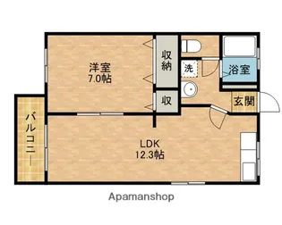ENCHANTE【1階】の間取り