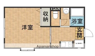 セレネハイツ【東号室】の間取り