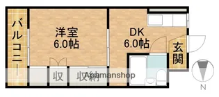 松下レジデンスⅢ【2階】の間取り