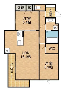 MAISON DE LUMIERE【1階】の間取り