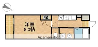 ベルエイト【1階】の間取り