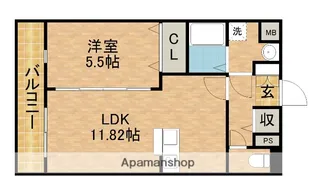グランストーク碧【4階】の間取り
