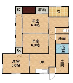 静岡県御前崎市池新田【一戸建】の間取り