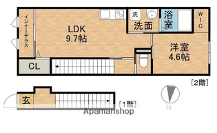 CONFORTO原島【2階】の間取り