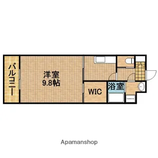 ローテローザⅡ【3階】の間取り