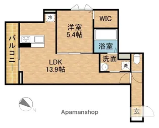 サンパティーク三方原【2階】の間取り