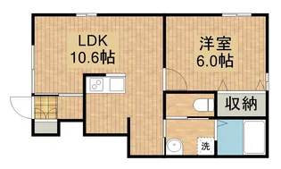 AFC RESIDENCE 上石田【1階】の間取り