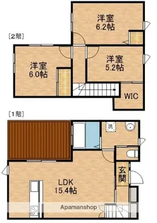 静岡県浜松市中央区和合町【一戸建】の間取り