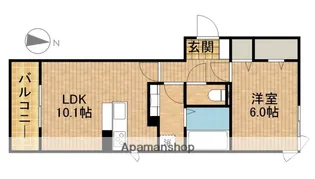 ソレイユ【1階】の間取り