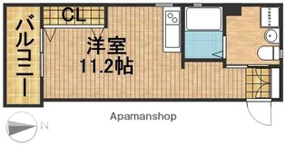 FELICITA二星【3階】の間取り