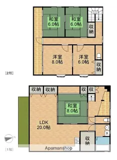 静岡県湖西市新所原3丁目【一戸建】の間取り