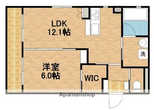 リライフ神立【204号室】の間取り