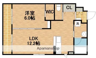 リライフ神立【401号室】の間取り