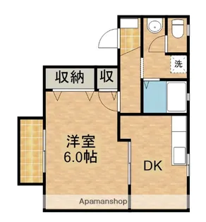 ライラックA【2階】の間取り