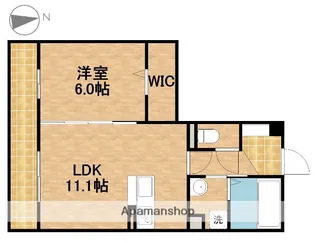 シリウス【3階】の間取り