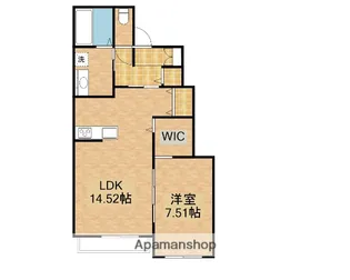 AFC RESIDENCE海老島【1階】の間取り