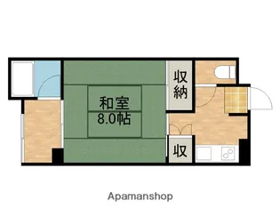シャンボール浜名湖2号館【721号室】の間取り