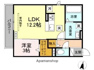 D−HILLS子安Ⅲ【1階】の間取り