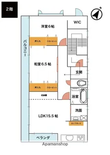 いながわ【2F号室】の間取り