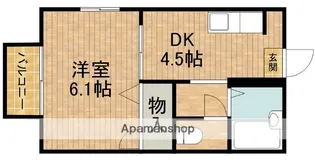 サニーハウスいずみ【202号室】の間取り