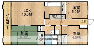ソレアード曳馬【1階】の間取り