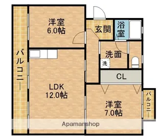 SUPERIORⅠ【3階】の間取り