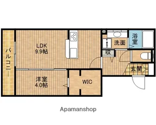 DCREST田沼3丁目【1階】の間取り