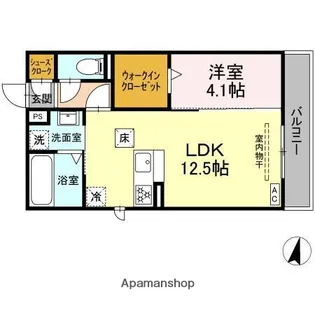 ピーノ・グランデ【3階】の間取り