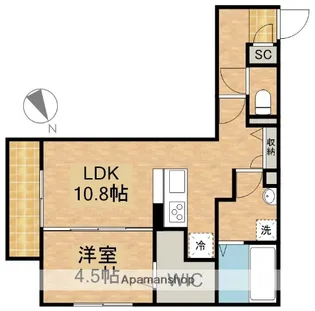 D−HILLS有玉南町【3階】の間取り