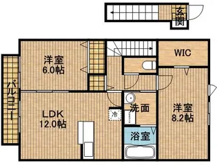 セジュール ブリエ【2階】の間取り