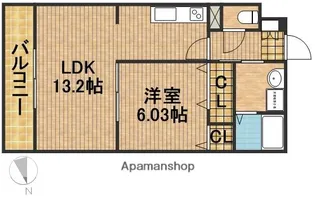 サナルダイヒルズ桜坂【1階】の間取り