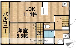 シュッド・エコール【4階】の間取り