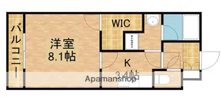 エスポワール【3階】の間取り