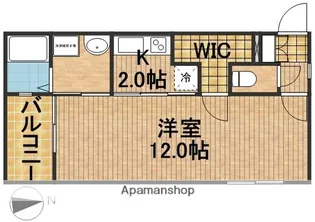 アリスト【2階】の間取り