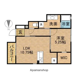 アジュールⅡ【1階】の間取り