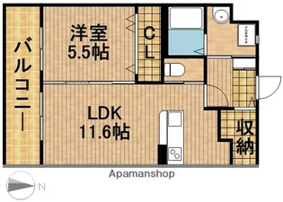アイ・フラット海老塚【3階】の間取り