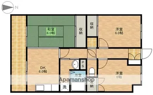 リヴェール小杉【1階】の間取り