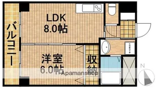ソルトシティ浜松【9階】の間取り