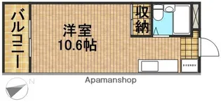グレイス第1マンション【5階】の間取り