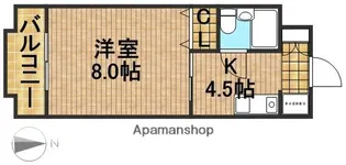 メゾン池の沢【4階】の間取り