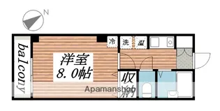 ウィズステージさくら【2階】の間取り