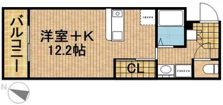 サンライフ鴨江【1階】の間取り