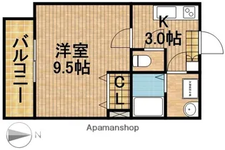 BEAUTIFUL LIFE【2階】の間取り