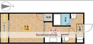 レイクルイーズ【303号室】の間取り