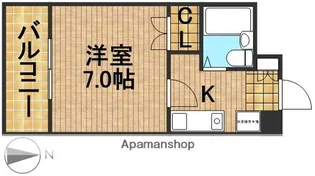 グランメゾン芙蓉【4階】の間取り