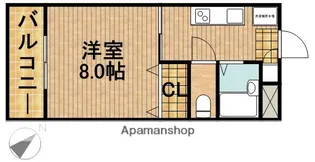 サンホワイト【3階】の間取り