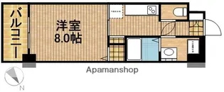 1Kの間取り画像