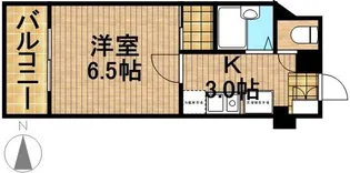 ホリホックイン元浜【501号室】の間取り