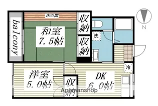 めぞんどぴゅあ【2階】の間取り