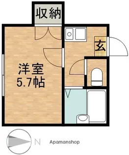 ホルスコート【1階】の間取り
